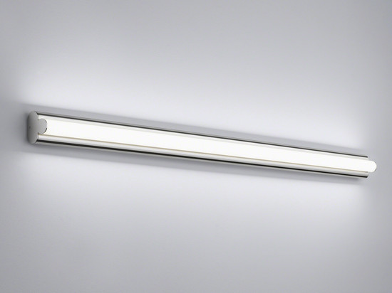 Helestra LOOM-2 LED Wandleuchte 20W IP44 90Ra Steuerbare Lichtfarbe, warm-/neutralweiss Chrom Stahl satiniert