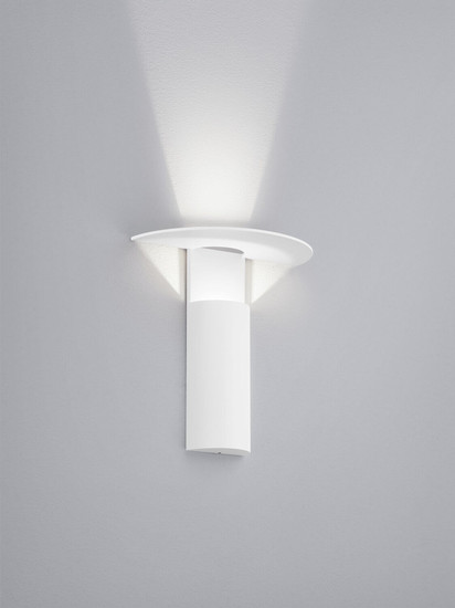 Helestra VIYA LED Wandleuchte 13W dimmbar 90Ra warmweiss Mattweiß Aluminium