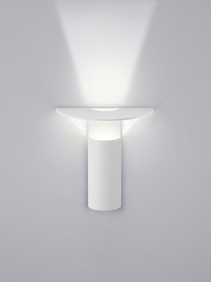 Helestra VIYA LED Wandleuchte 13W dimmbar 90Ra warmweiss Mattweiß Aluminium