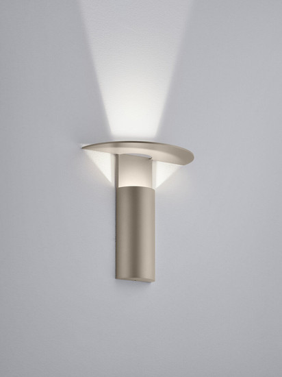 Helestra VIYA LED Wandleuchte 13W dimmbar 90Ra warmweiss Coffee Aluminium