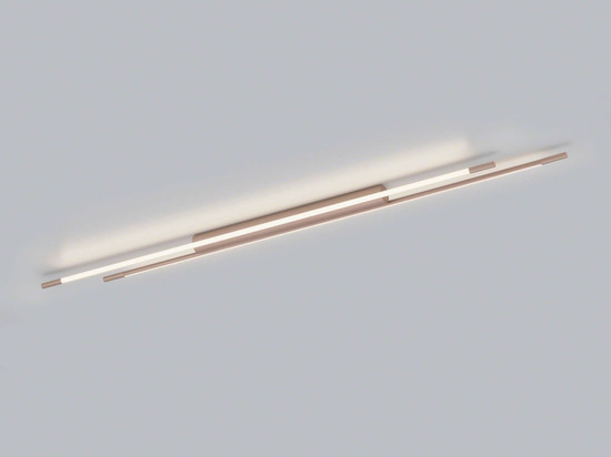Helestra LEDA LED Deckenleuchte 24W dimmbar 90Ra warmweiss Coffee Aluminium satiniert