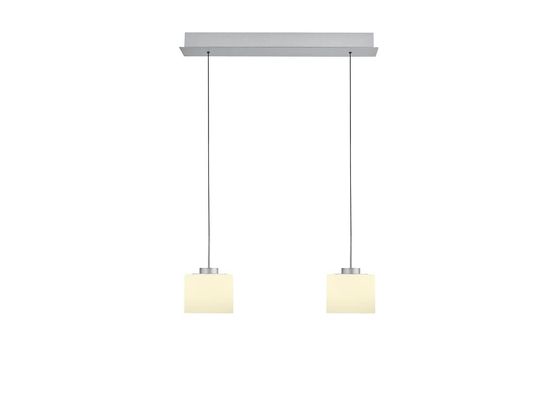 Hell Abby LED Pendelleuchte Warmweiss Dimmbar höhenverstellbar +FB Aluminium 20660/2-36