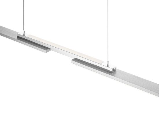 Hell More LED Pendelleuchte Dimmbar höhenverstellbar Nickel matt 20667/3-92