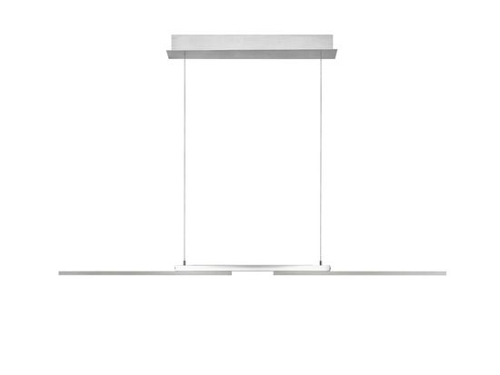 Hell More LED Pendelleuchte Dimmbar höhenverstellbar Nickel matt 20667/3-92