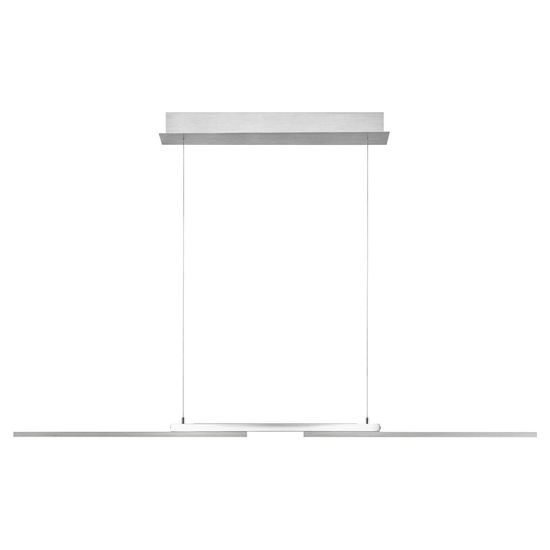 Hell More LED Pendelleuchte Dimmbar höhenverstellbar Nickel matt 20667/3-92