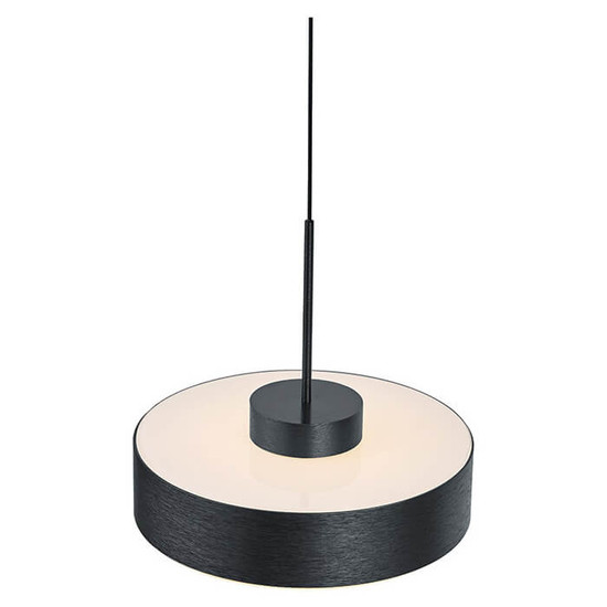 Hell LED Pendelleuchte Spencer dimmbar 18W warmweiss 90Ra B-Link Anthrazit matt Opalglas 110x18cm 20682/3-39