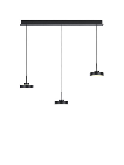 Hell Spencer LED Pendelleuchte 3-fach Warmweiß Dimmbar 60-180cm >90Ra Anthrazit 20682/3-39