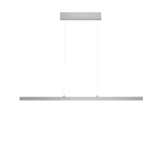 Hell Karo LED Pendelleuchte 2-fach steuerbare Lichtfarbe Dimmbar CCT 60-180cm >90Ra Alu 20687/1-37