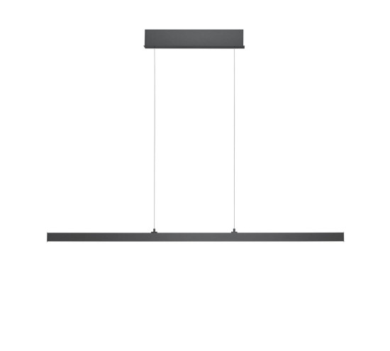 Hell Karo LED Pendelleuchte 2-fach steuerbare Lichtfarbe Dimmbar CCT 60-180cm >90Ra Anthrazit 20687/1-39