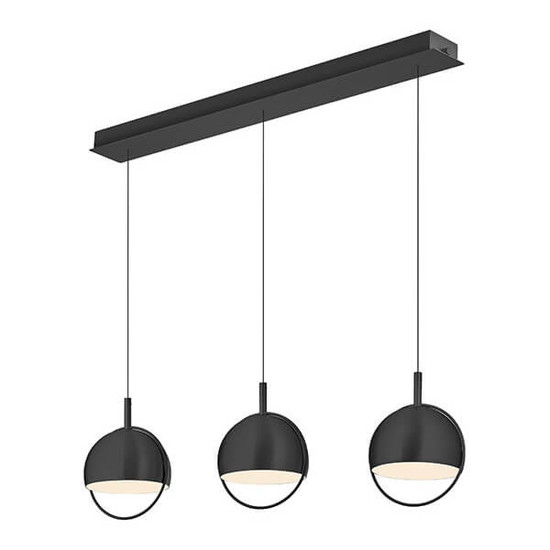 Hell LED Pendelleuchte Hoop dimmbar 33W warmweiss 90Ra B-Link Schwarz 100x18cm 20695/3-06