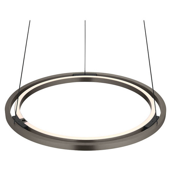 Hell LED Pendelleuchte Ringo dimmbar 42,5W CCT steuerbare Lichtfarbe 3-stufig extrawarm- bis neutralweiss 90Ra Bronze Ø60cm 20714/1-15