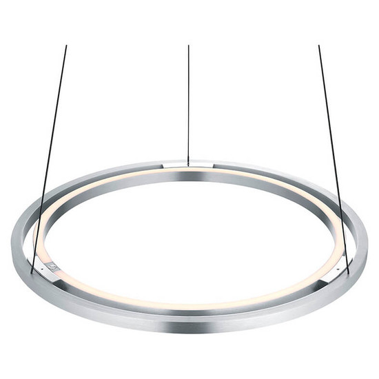 Hell LED Pendelleuchte Ringo dimmbar 42,5W CCT steuerbare Lichtfarbe 3-stufig extrawarm- bis neutralweiss 90Ra Alu Ø60cm 20714/1-36