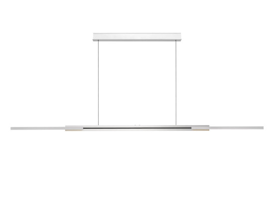 Hell Whippy LED Pendelleuchte 6-fach steuerbare Lichtfarbe Dimmbar 30-150cm >90Ra Alu 20718/1-36