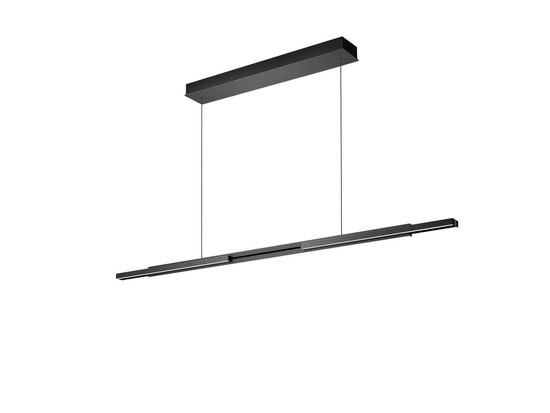 Hell Whippy LED Pendelleuchte 6-fach steuerbare Lichtfarbe Dimmbar 30-150cm >90Ra Anthrazit 20718/1-39