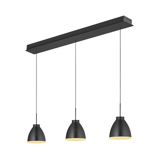 Hell LED Pendelleuchte Henry dimmbar 18W warmweiss 90Ra B-Link Anthrazit matt 110x16cm 20721/3-39
