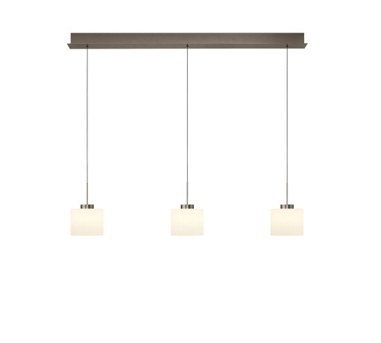 Hell Elli LED Pendelleuchte 3-fach Warmweiß Dimmbar 60-180cm >90Ra Bronze 20724/3-15