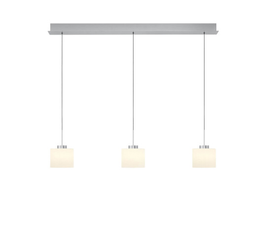 Hell Elli LED Pendelleuchte 3-fach Warmweiß Dimmbar 60-180cm >90Ra Alu 20724/3-36