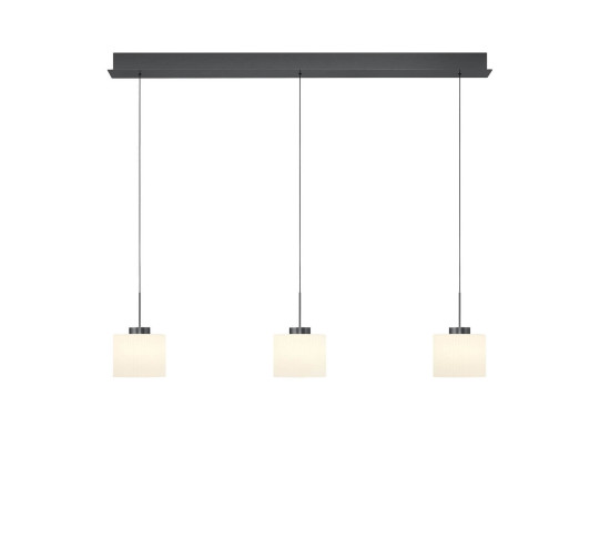 Hell Elli LED Pendelleuchte 3-fach Warmweiß Dimmbar 60-180cm >90Ra Anthrazit 20724/3-39