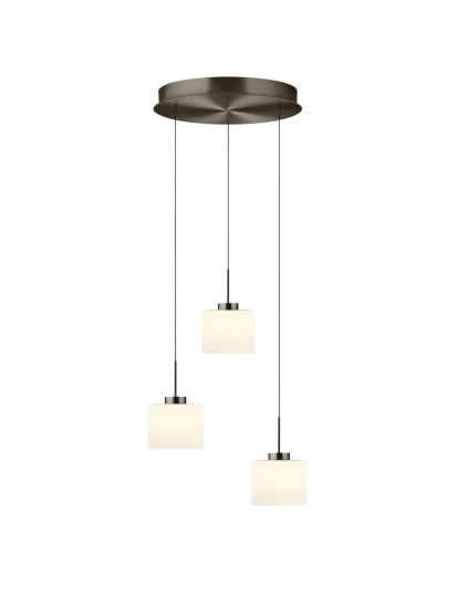 Hell Elli LED Pendelleuchte 3-fach Warmweiß Dimmbar 60-180cm >90Ra Bronze 20725/3-15