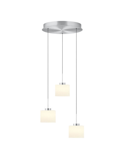 Hell Elli LED Pendelleuchte 3-fach Warmweiß Dimmbar 60-180cm >90Ra Alu 20725/3-36