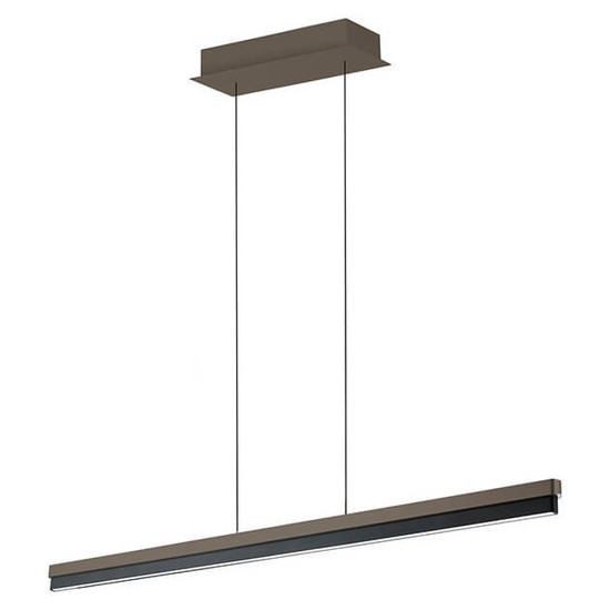 Hell LED Pendelleuchte Minou dimmbar 44W CCT steuerbare Lichtfarbe 3-stufig extrawarm- bis neutralweiss 90Ra Bronze 100x13cm 20737/1-15
