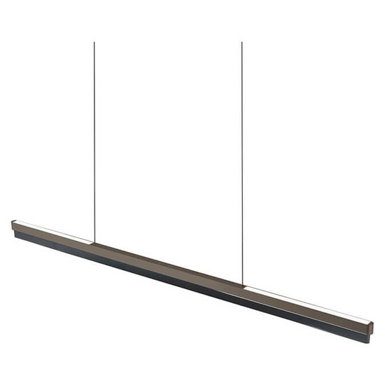 Hell LED Pendelleuchte Minou dimmbar 44W CCT steuerbare Lichtfarbe 3-stufig extrawarm- bis neutralweiss 90Ra Bronze 100x13cm 20737/1-15