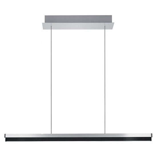 Hell LED Pendelleuchte Minou dimmbar 44W CCT steuerbare Lichtfarbe 3-stufig extrawarm- bis neutralweiss 90Ra Alu matt 100x13cm 20737/1-37