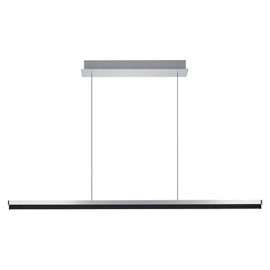 Hell LED Pendelleuchte Minou dimmbar 48W CCT steuerbare Lichtfarbe 3-stufig extrawarm- bis neutralweiss 90Ra Alu matt 130x13cm 20738/1-37