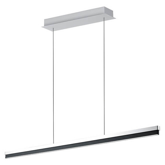 Hell LED Pendelleuchte Minou dimmbar 48W CCT steuerbare Lichtfarbe 3-stufig extrawarm- bis neutralweiss 90Ra Alu matt 130x13cm 20738/1-37