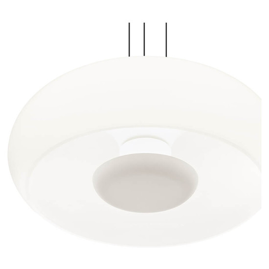 Hell LED Pendelleuchte Siena dimmbar 54W CCT steuerbare Lichtfarbe stufenlos extrawarm- bis tageslichtweiss 90Ra B-Link Weiß Opalglas 110x36cm 20755/2-07