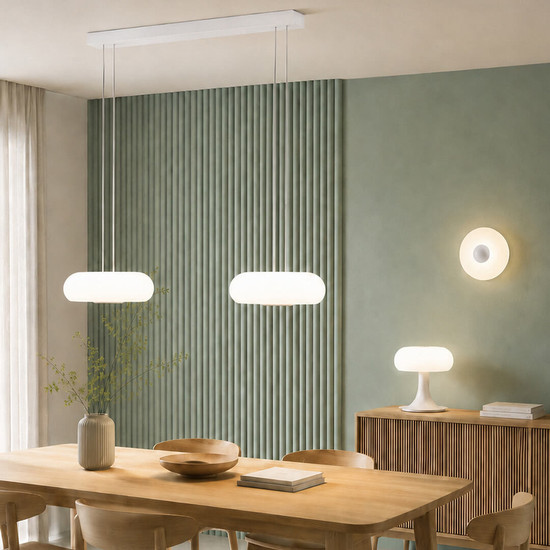 Hell LED Wandleuchte Siena dimmbar 11,5W Dim to Warm extrawarm- bis warmweiss 90Ra Weiß Opalglas Ø20cm 40321/1-07