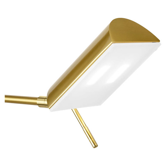 Hell LED Tischleuchte Graz dimmbar 12,8W warmweiss Messing matt 60cm 50290/1-01