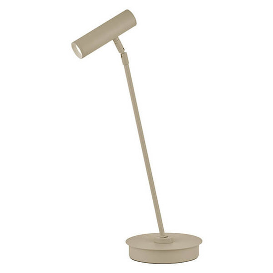 Hell LED Tischleuchte Tom Pro dimmbar 7,5W CCT steuerbare Lichtfarbe 3-stufig extrawarm- bis neutralweiss 90Ra Sand 50cm 50441/1-13