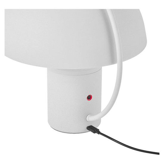 Hell LED Akku-Tischleuchte Hedda dimmbar 1,5W CCT steuerbare Lichtfarbe 2-stufig extrawarm- bis warmweiss 90Ra Weiß 17,5cm 50456/1-07