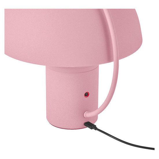 Hell LED Akku-Tischleuchte Hedda dimmbar 1,5W CCT steuerbare Lichtfarbe 2-stufig extrawarm- bis warmweiss 90Ra Hellrosa 17,5cm 50456/1-58