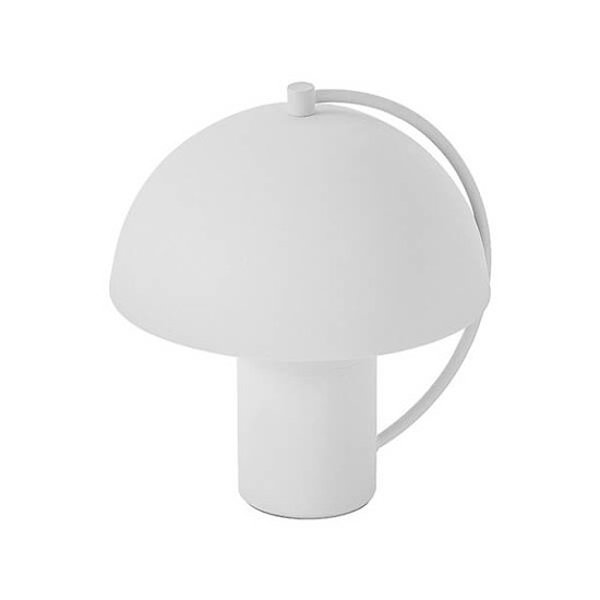 Hell LED Akku-Tischleuchte Hedda dimmbar 2W CCT steuerbare Lichtfarbe 2-stufig extrawarm- bis warmweiss 90Ra Weiß 27cm 50457/1-07