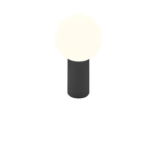 Hell LED Akku-Tischleuchte Tiny dimmbar 1,8W CCT steuerbare Lichtfarbe 2-stufig extrawarm- bis warmweiss 90Ra IP54 Schwarz 18cm 50460/1-06