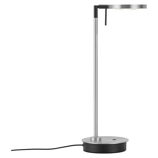 Hell LED Tischleuchte Stance dimmbar 12W CCT steuerbare Lichtfarbe 3-stufig extrawarm- bis neutralweiss 90Ra Alu matt 50cm 50476/1-37