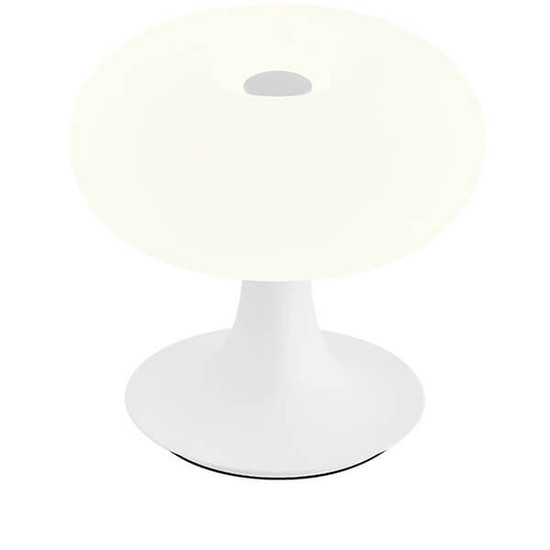 Hell LED Tischleuchte Siena dimmbar 11,5W Dim to Warm extrawarm- bis warmweiss 90Ra Weiß Opalglas 19cm 50478/1-07