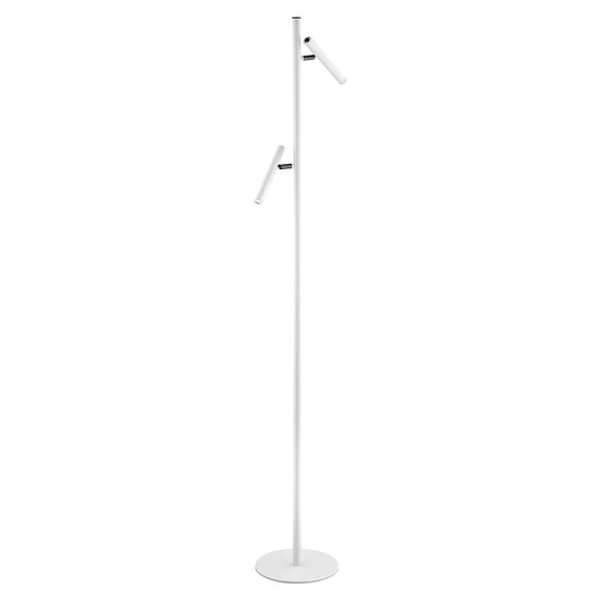 Hell LED Stehleuchte Streak dimmbar 9W warmweiss 93Ra Weiß 163cm 60534/2-07