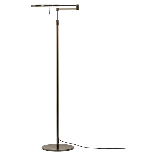 Hell LED Stehleuchte Stance dimmbar 12W CCT steuerbare Lichtfarbe 3-stufig extrawarm- bis neutralweiss 90Ra Bronze 144cm 60590/1-15