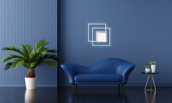 Hell Karo LED Deckenleuchte steuerbare Lichtfarbe Dimmbar CCT 90Ra Alu 70622/1-37