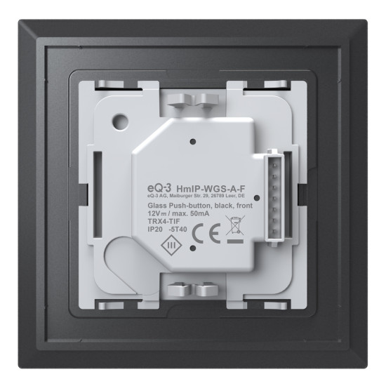 Homematic IP Glastaster - HmIP-WGS-A schwarz 161170A0
