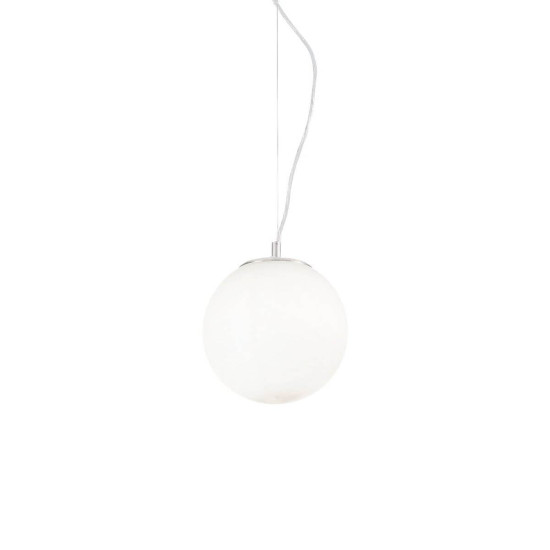 Ideal Lux MAPA BIANCO Pendelleuchte E27 ⌀200mm dimmbar Weiss 009148