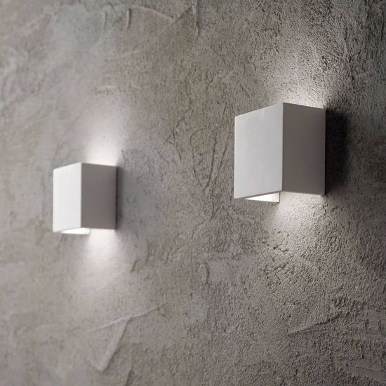 Ideal Lux FLASH GESSO Wandleuchte G9 dimmbar Weiss 214672