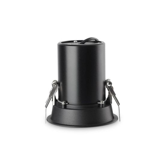 Ideal Lux NOVA LED Einbauleuchte 12W ⌀100mm Schwarz warmweiss 248189