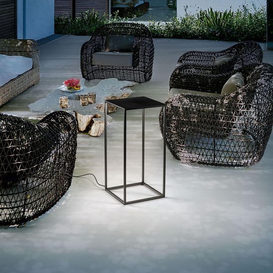 Ideal Lux IPOTESI LED Stehleuchte 16W Weiss IP44 warmweiss 282251