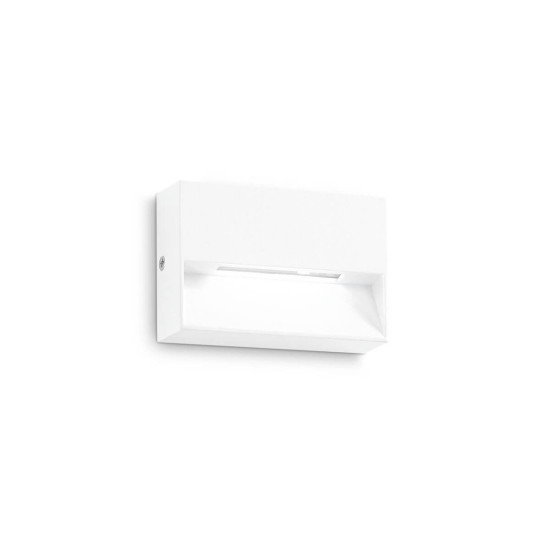 Ideal Lux DEDRA LED Wandleuchte 1,5W Weiss IP65 warmweiss 316901