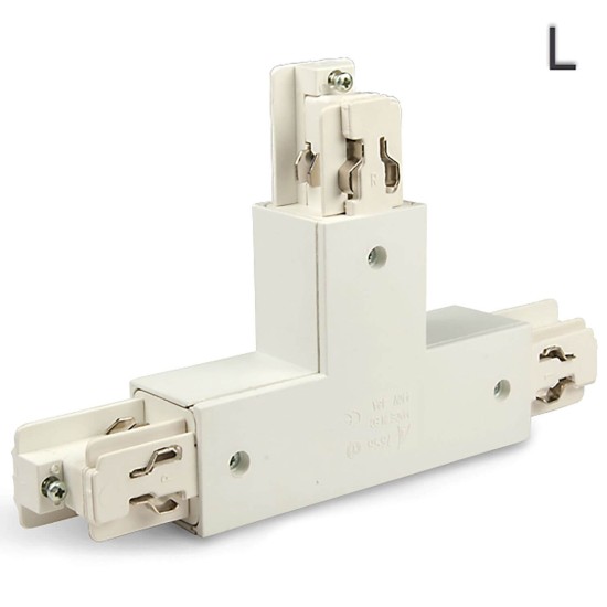 ISOLED 3-Phasen Classic T-Verbinder N-Leiter rechts, Schutzleiter links, weiß