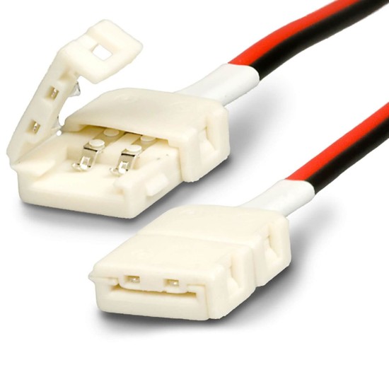 ISOLED Clip-Verbinder mit Kabel C1-28 für 2-pol. IP20 Flexstripes 8mm, Pitch >12mm